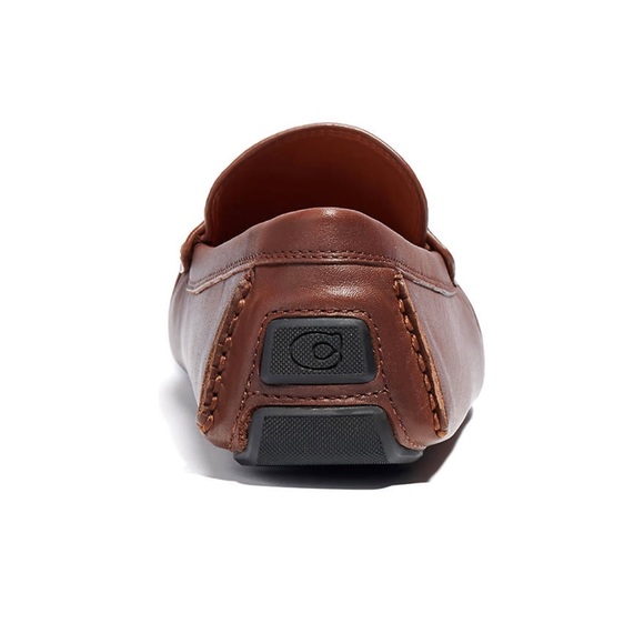 Leather Coin Driver Loafers - Picture 3 of 5